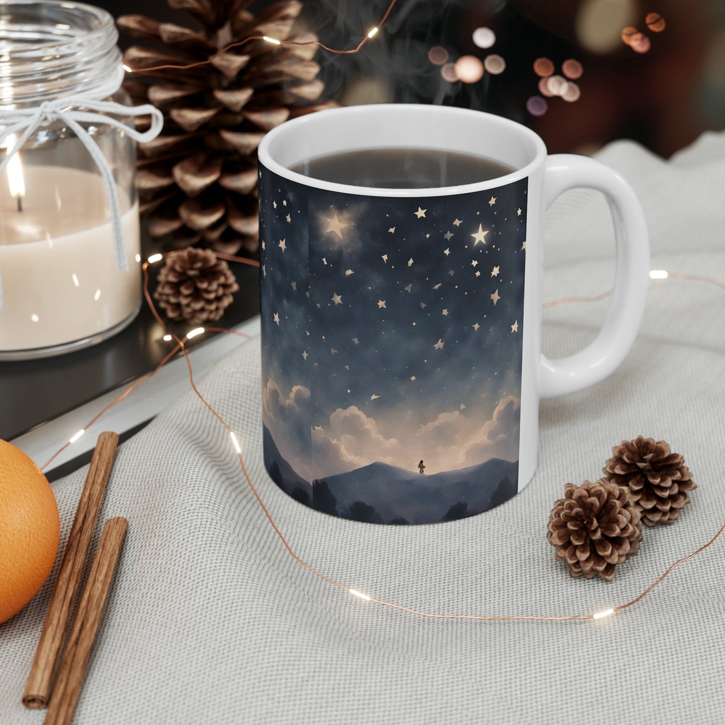 Stars Ceramic Mug, 11oz