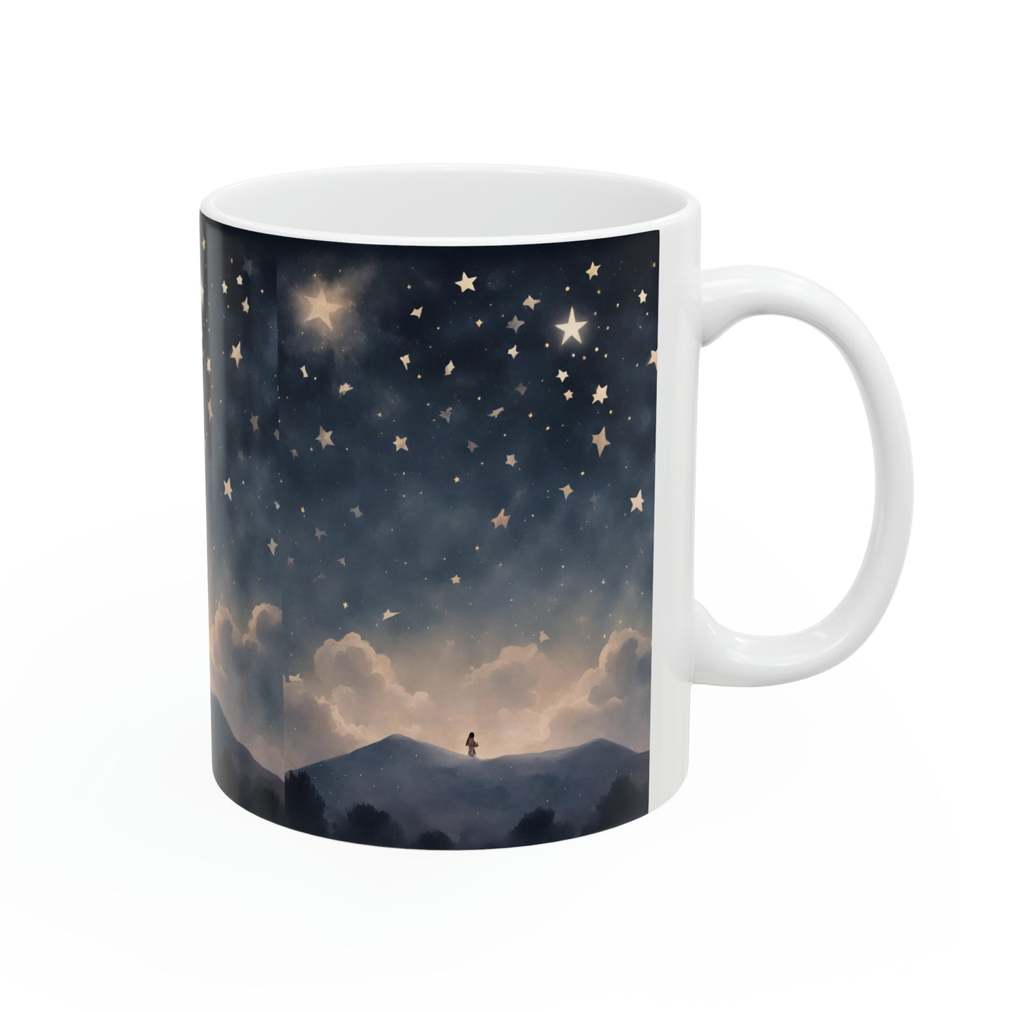 Stars Ceramic Mug, 11oz