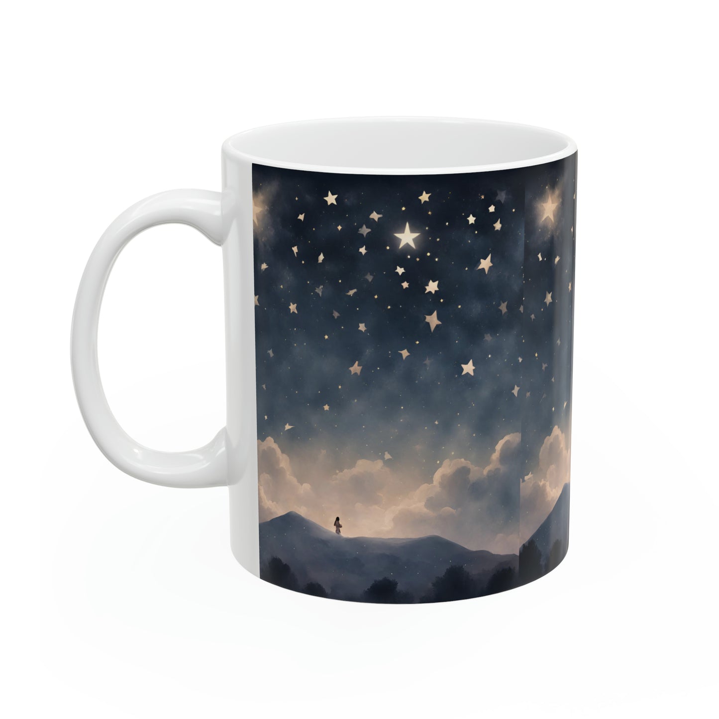 Stars Ceramic Mug, 11oz