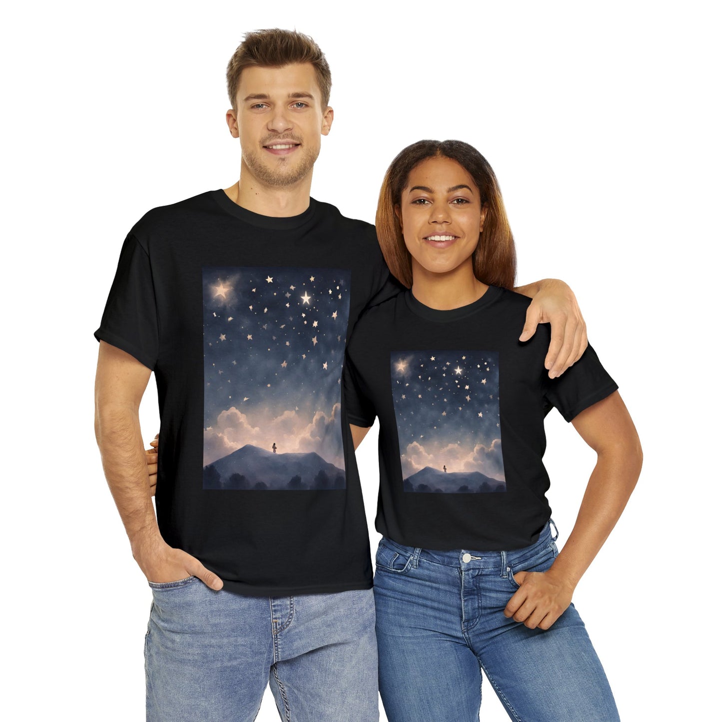 Stars Unisex Heavy Cotton Tee