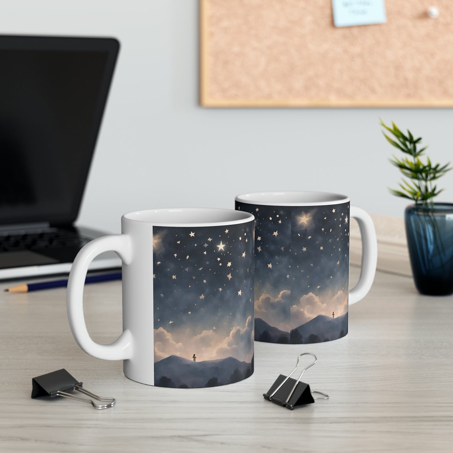 Stars Ceramic Mug, 11oz