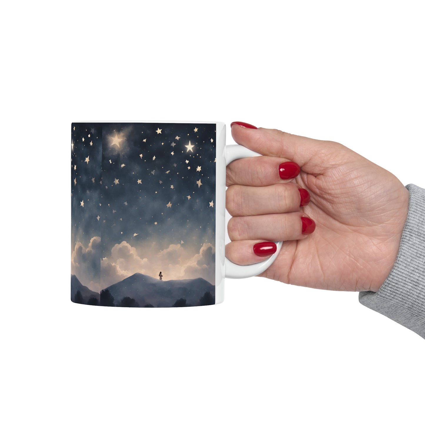 Stars Ceramic Mug, 11oz