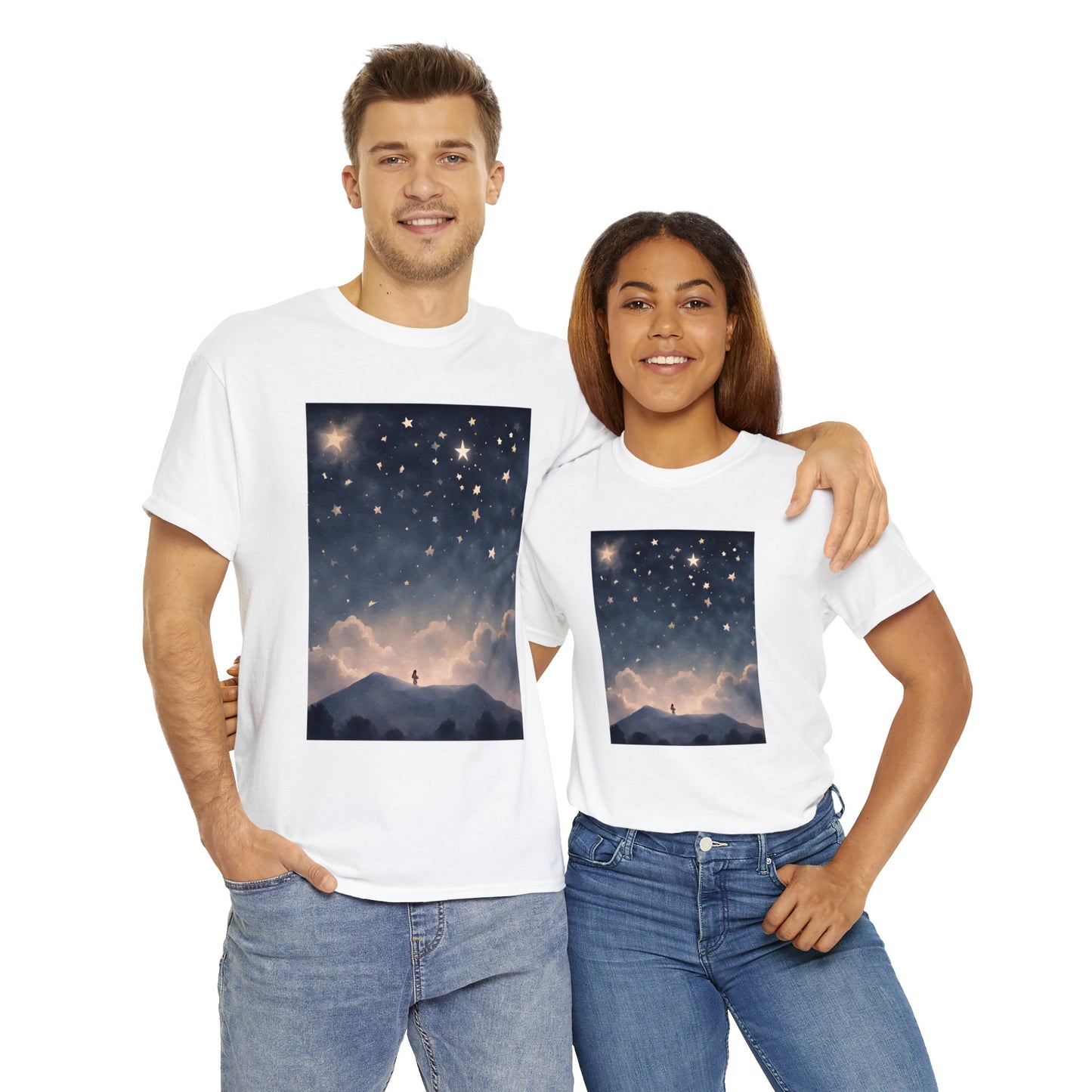 Stars Unisex Heavy Cotton Tee