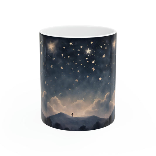 Stars Ceramic Mug, 11oz